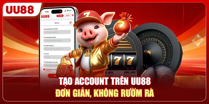 Tạo account trên UU88 đơn giản, không rườm rà